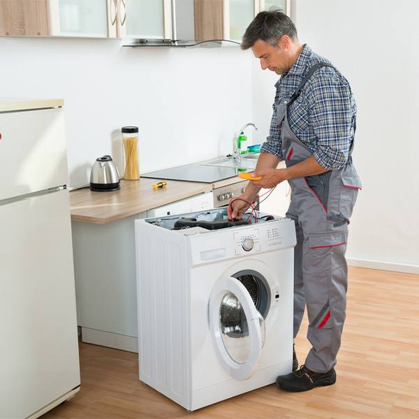 can you walk me through the steps of troubleshooting my washer issue in Three Rivers MA